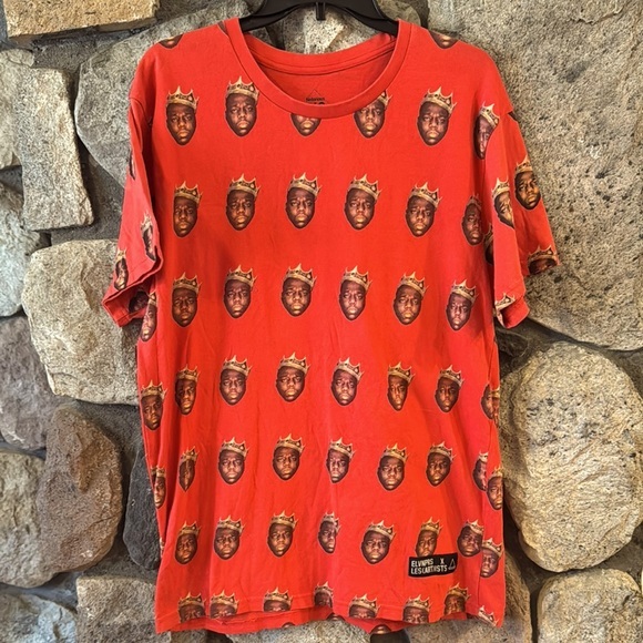 Vintage 90’s  Biggie notorious B.I.G. All
Over Graphic ElevenParis XL T-Shirt - Picture 1 of 5